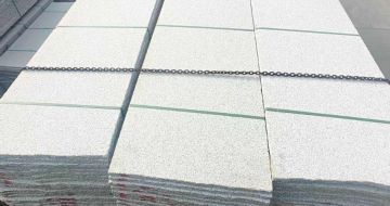 新乡芝麻白毛板，石材毛板