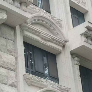 新乡芝麻白异形 石材异形定制