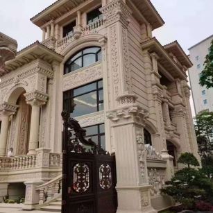 新乡黄金麻别墅外墙异形定制