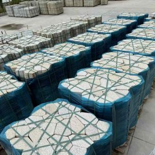 新乡黄金麻冰裂纹 碎拼