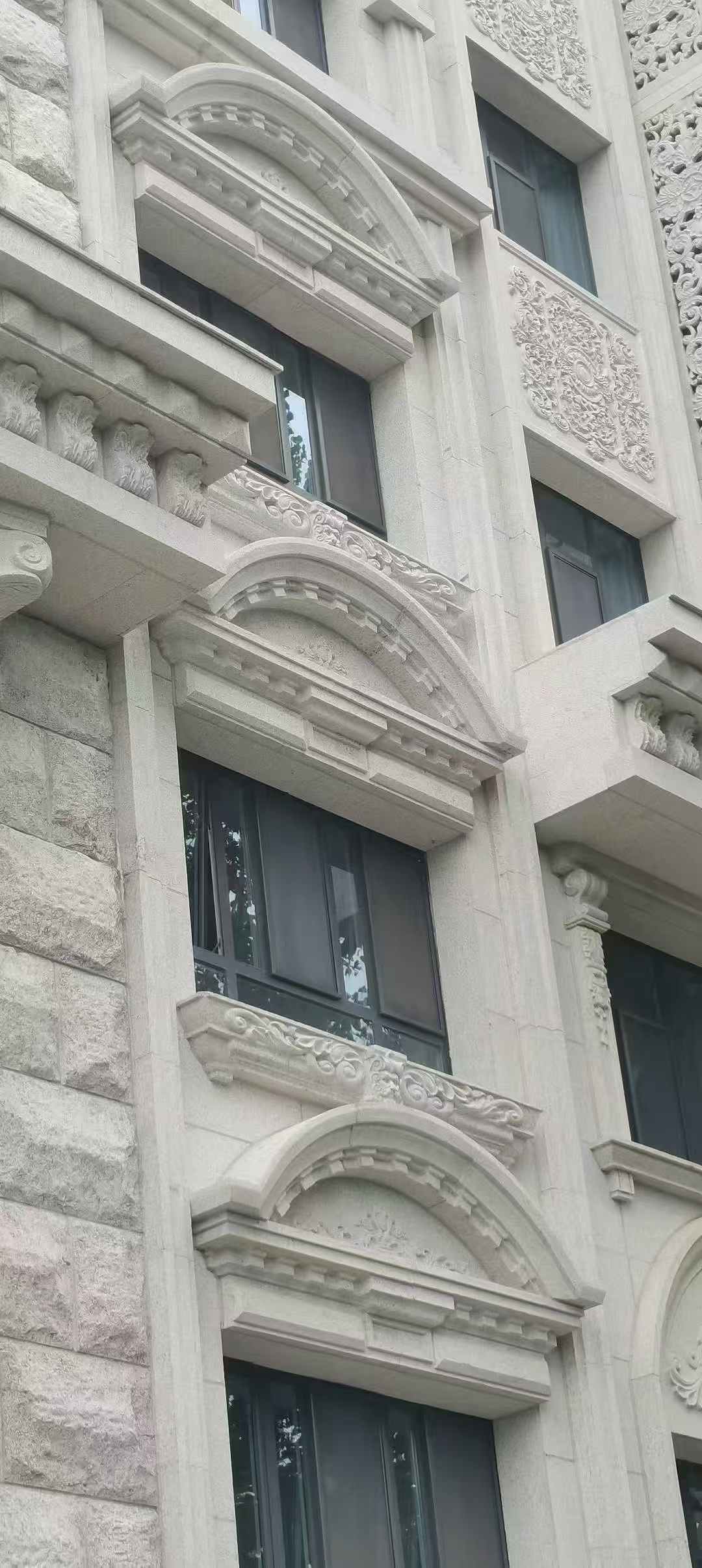 新乡芝麻白异形 石材异形定制